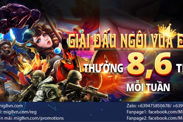 GIẢI ĐẤU NGÔI VUA ESPORTS– TIỀN THƯỞNG MỖI TUẦN